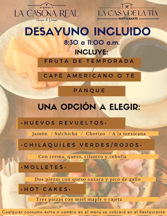 Hotel La Casona Real Уаска-де-Окампо Экстерьер фото